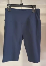 NWT Calia Women's Energize High Rise Bike Shorts Size XS Navy Blue $40 4HL56