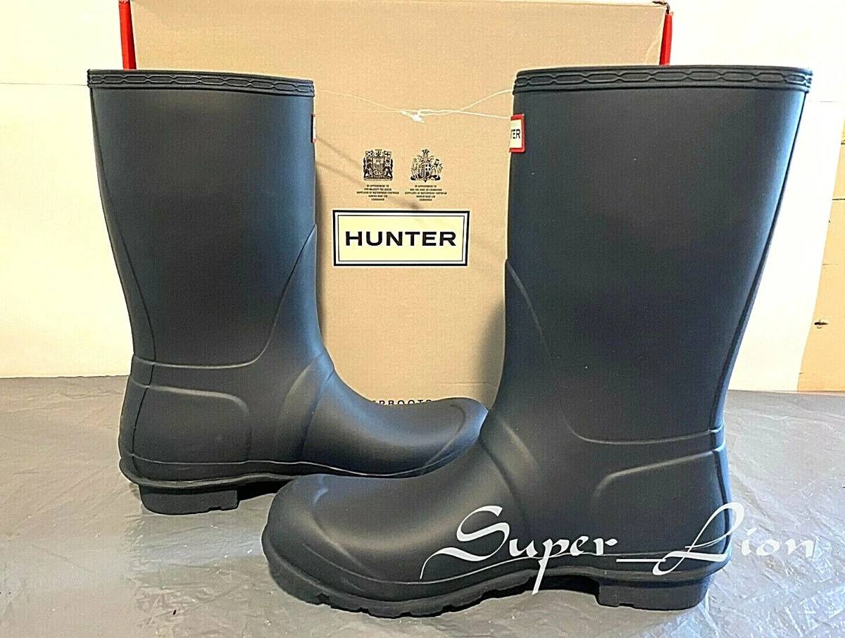 Hunter short rain boots size 9 clearance