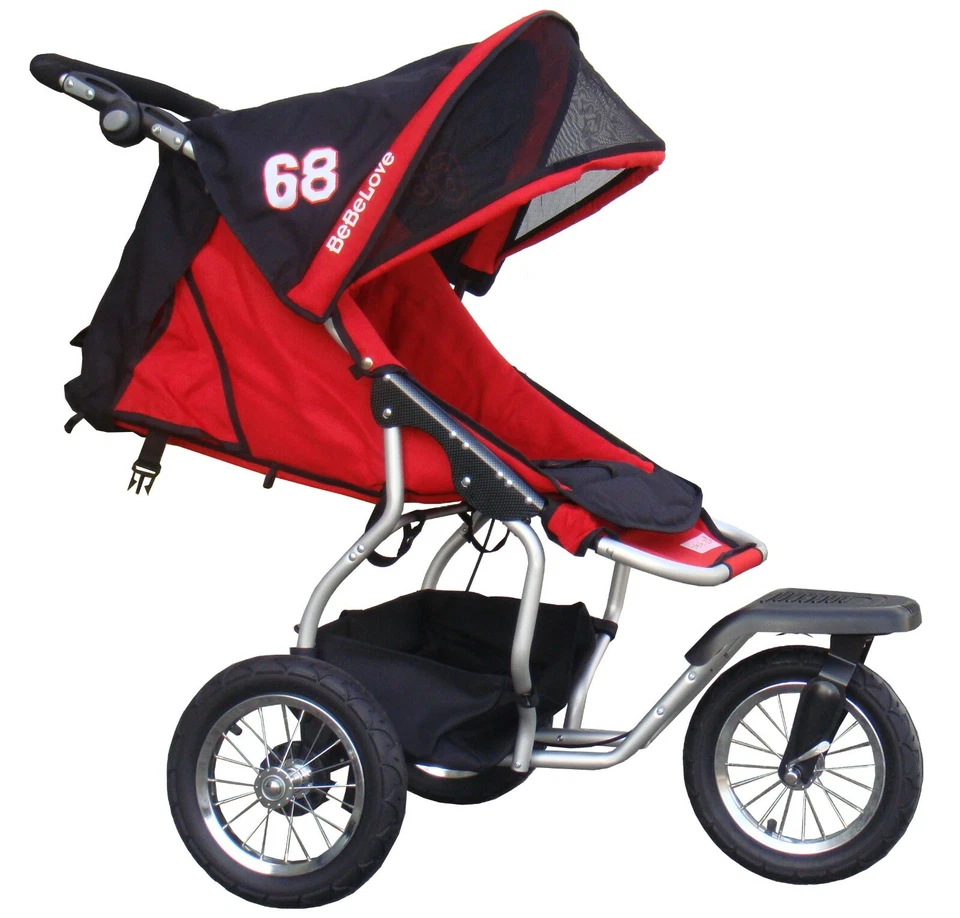 Bebelove Deluxe Single Jogging Stroller with Front Swivel Black Friday Sale - Image 4 of 4