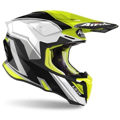 Airoh Twist 2 SHAKEN YELLOW Enduro Off Road Motorcycle Cross Motorcycle Helmet