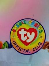 Ty Beanie Babies Official Club Membership Kit First Edition Stickers Poster New