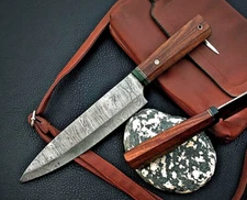 Custom Hand Made Forged Damascus Steel Kitchen Chef Knife 2840