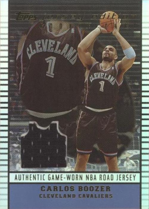 2002-03 Topps Jersey Edition - Carlos Boozer #JE CB - 1 of 1