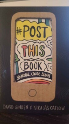 Post This Book: Journal, Color, Share Paperback Diary Notepad