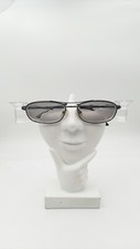 Vintage Titmus Blue Metal Oval Sunglasses FRAMES ONLY