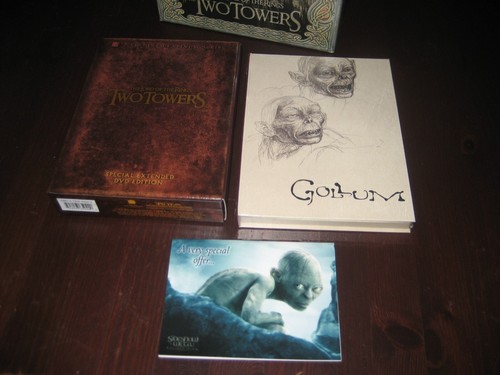 Lord Of The Rings Smeagol Statue Creating Gollum The Two Towers Collector’s DVD - Picture 8 of 20