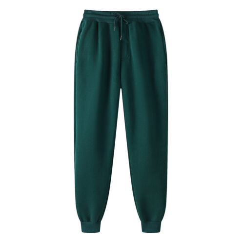 Warme Fleece gefütterte Herren Jogginghose Gym Workout Sweatpants Trainingshose - Bild 56 von 66