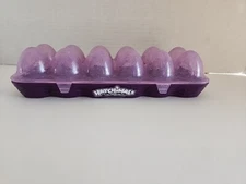 Hatchimals Colleggtibles 12 Pack Egg Carton Case Purple Sparkle Empty Container