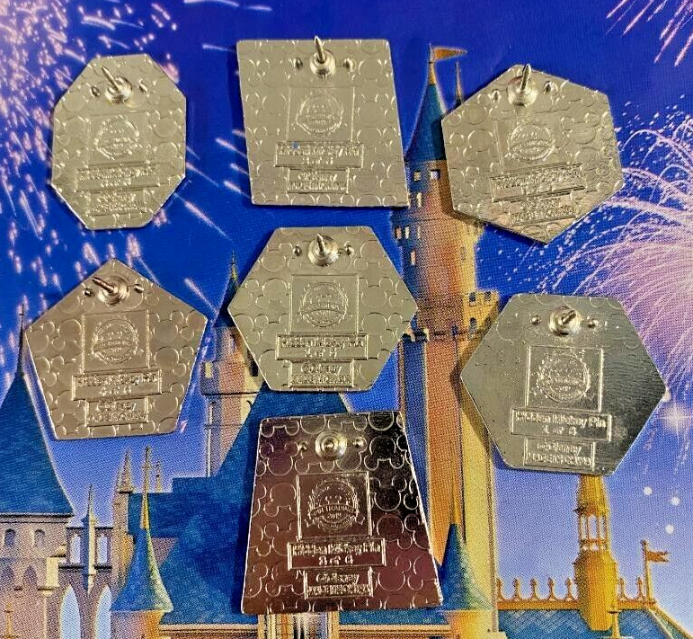 💞 2019 Disney Hidden Mickey Shapes 7 Pin Set Chaser 💞 2019 Disney Hidden Mickey Shapes 7 Pin Set Chaser