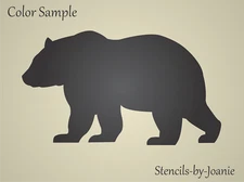 Rustic Bear Stencil Mountain Outdoor Cabin Lodge Western DIY Craft Signs Joanie