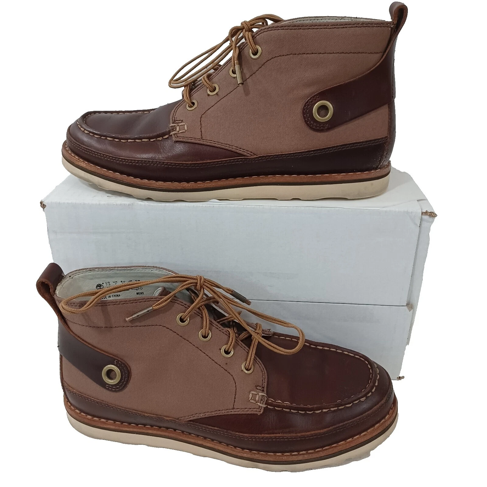 Zapatos Informales Multicolor Timberland superior de cuero para hombres