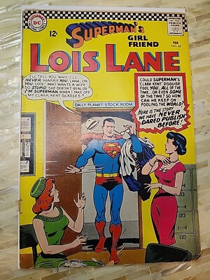 Superman's Girlfriend Lois Lane (1958) #63 Poor Condition Detached Pages 