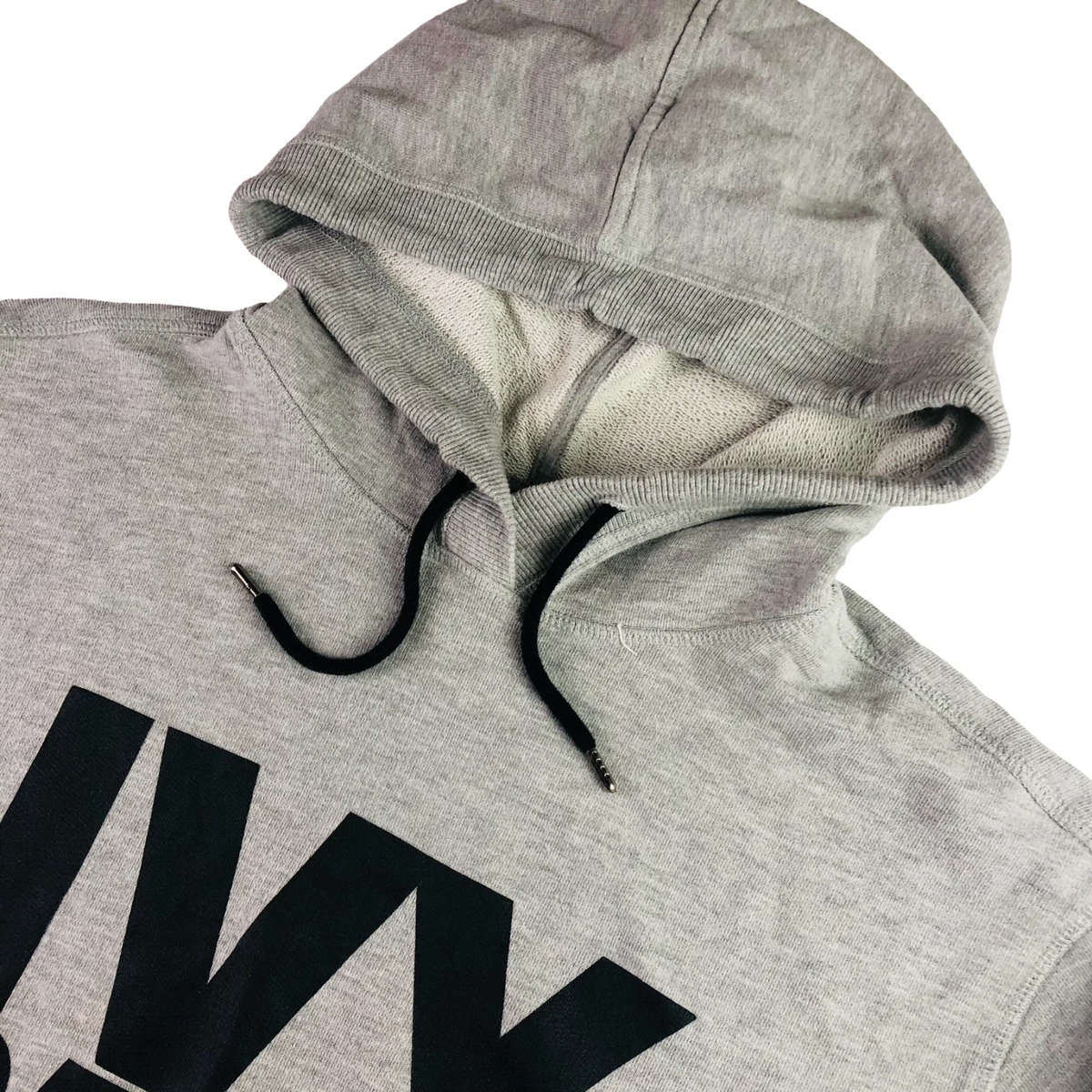 Ivy Park Men s Logo Pullover Hoodie Sweatshirt Cotton Gray XS