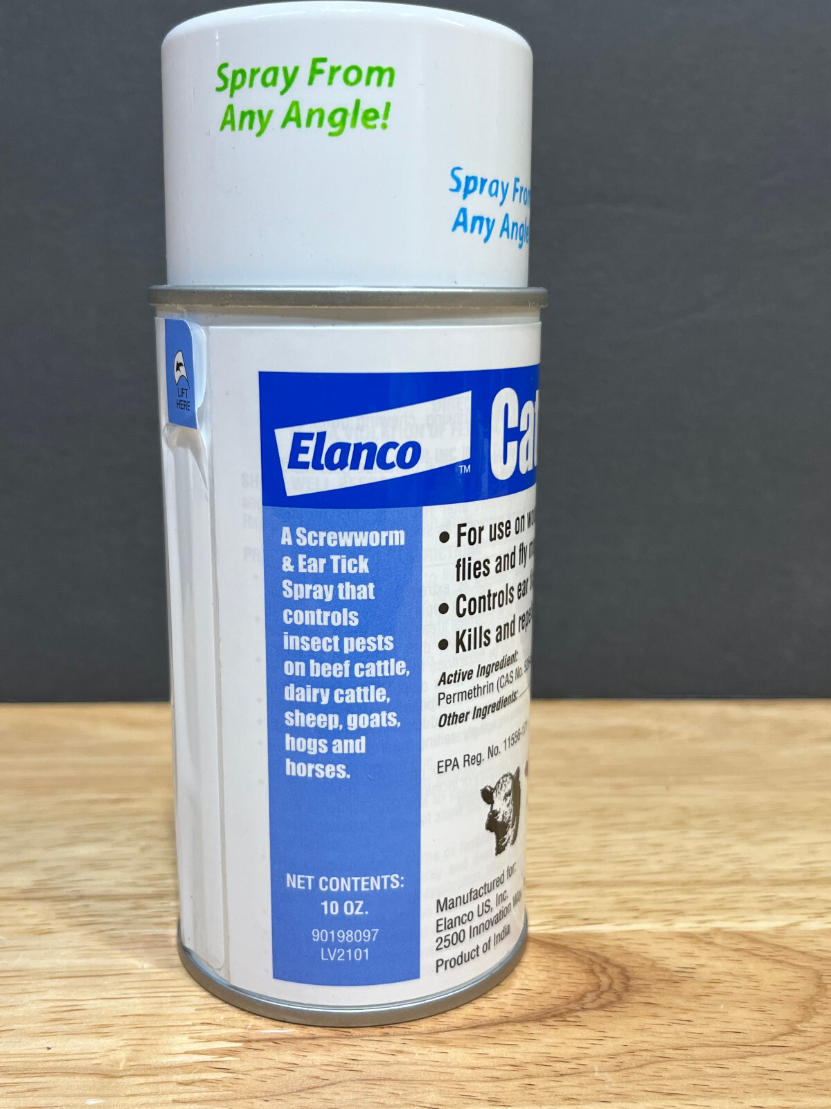 Catron IV 10 Oz Spray Use for Beef Cattle Sheep Goats Horses Kills Ear