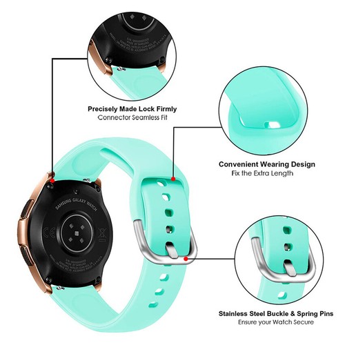 Sport For Samsung Galaxy Watch 42mm Active 1 & 2 / Gear Band Wristbands Strap - Picture 4 of 18