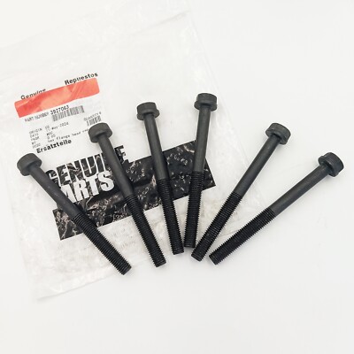 6x 3927063 Cylinder Head Bolts Fit for Dodge Cummins 98.5-15 5.9 & 6.7 24v
