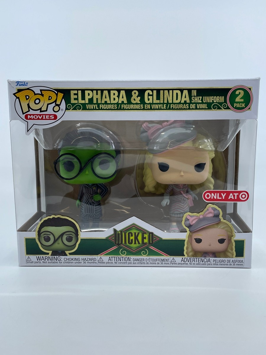 Funko Pop! Vinyl: Wicked - Elphaba & Glinda in Shiz Uniform 2-Pack