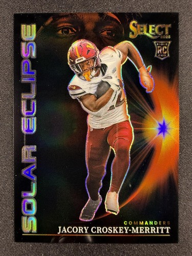 Jacory Croskey-Merritt #7 2025 Panini Select Solar Eclipse card