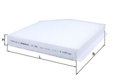 Innenraumfilter MAHLE LA 386 Partikelfilter für AUDI A5 Q5 MACAN A4 PORSCHE B8