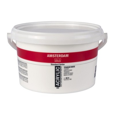 Amsterdam Standard Series Acrylic Paint 2500ml Titaanwit 105