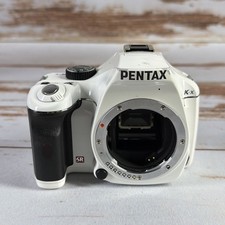 Pentax K-x White 12.4MP DSLR Camera Body For Parts Only