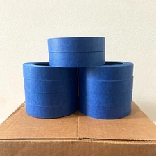 48 Rolls 1" X 60 Yrd Blue Painters Masking Tape MADE IN USA QUICK SHIP FAMOUS