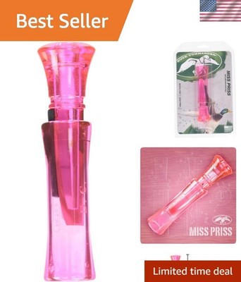 Versatile Miss Priss Raspy Duck Call - Ideal for Late Season Waterfowl Hunting