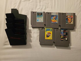 Nintendo console NES PAL A Super Mario bros 3 Tetris world cup Rad racer Digger