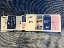 February 2010 HP 83 Light magenta UV PRINTHEAD / CLEANER C4965a designerjet 5000