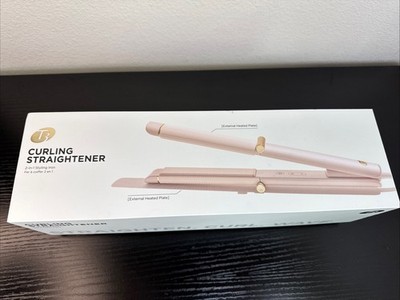 T3 Curling Straightener, 2-in-1 Styling Iron - Pink - No Size