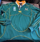 2007 South Africa Springboks iRB Rugby World Cup Canterbury Jersey NOS Size XL