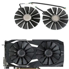 4PIN Graphics Card Cooling Fans Fit For ASUS DUAL-RX580-8G Repair Part 