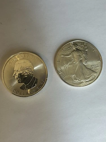 New Listing(2) 2025 1 oz American Silver Coins