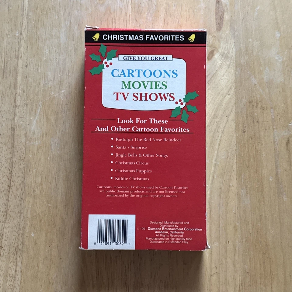 RUDOLPH THE RED NOSE REINDEER CHRISTMAS FAVORITES ANIMATED CARTOON VHS.  - Image 2 of 2