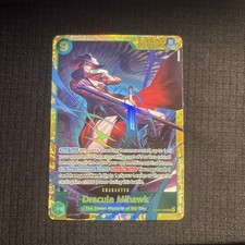 Dracule Mihawk OP14-119 SEC  THE AZURE SEA'S SEVEN English NM