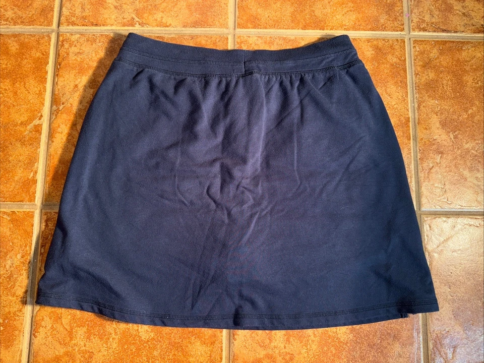 Damas XXL Azul Marino Atlético Skort Elástico Cordón Cintura Pickle Pelota Tenis Foto 2 de 4