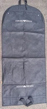 EMPORIO Armani Black Garment Bag, 23"x53"