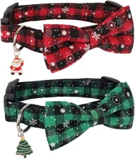 PTDECOR Christmas Dog Collar L（Neck 16-24,Wideth 1.2), Christmas-3 