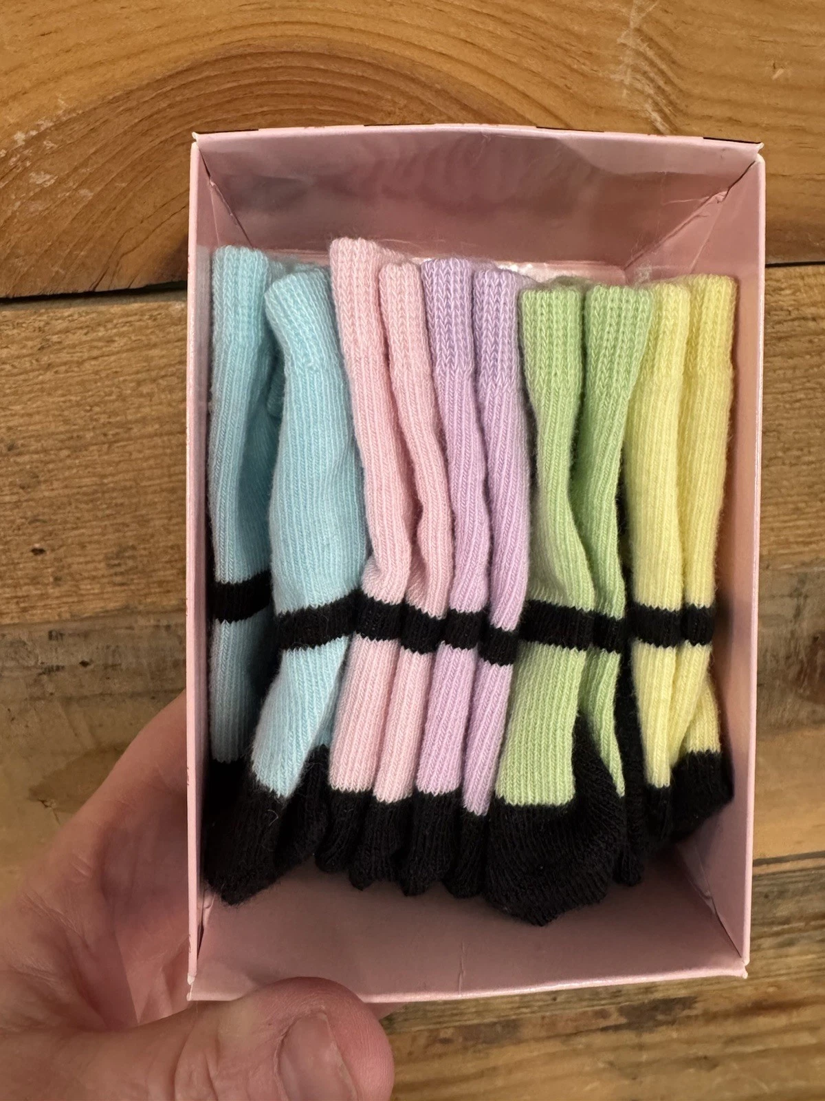 NEW Maryjanes Trumpette set of 5 infant socks no skid in box 2006
Opens in a new window or tab