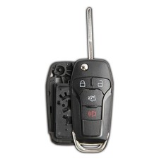 Replacement Flip Remote Key Shell Case Fob For Ford Fusion 2013 2014 2015 2016