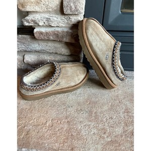 UGG Tasman Suede Slippers Chestnut Brown Tan Slip On Mules Clogs *FlawedBeach