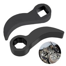 2 PCS Pry Bar Wrench Adaptor Head, Crowbar Adapter Head Tool, Ratchet Pry Bar...