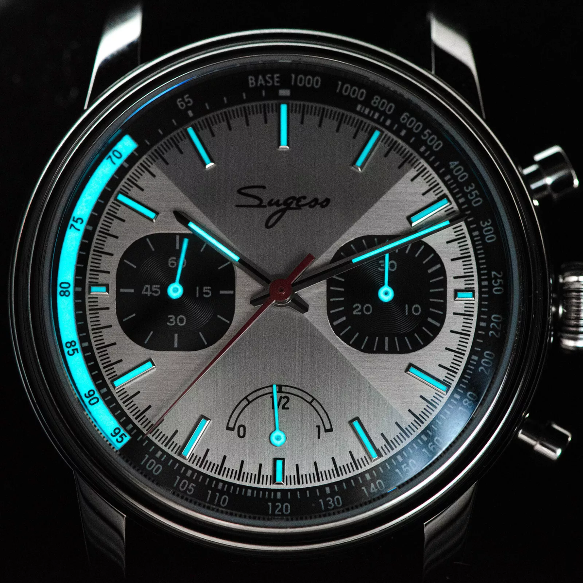 SEAGULL 1963 Mens Watch Sugess S438 ST1906 Sapphire Chrono