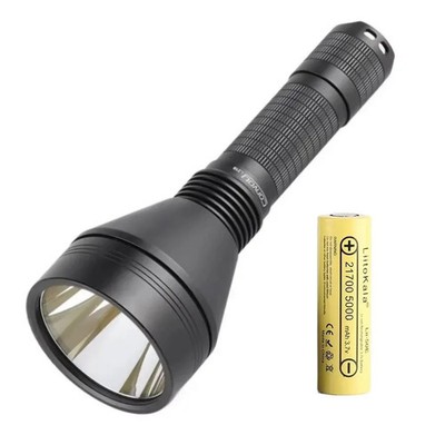 Convoy Flashlight LED LUMINUS SST40 2000LM Bright Torch w/ 21700 Battery