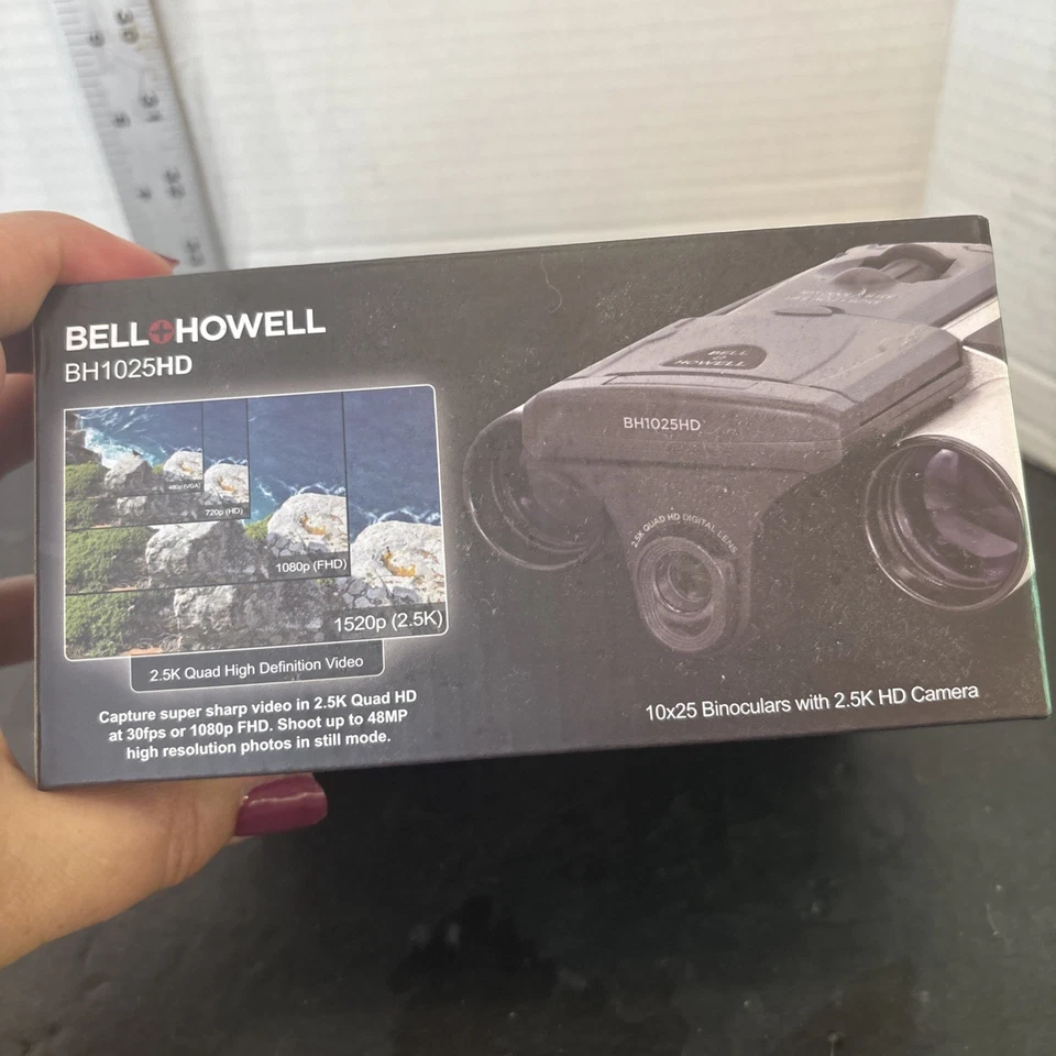 Bell Howell BH1025HD 10x25 Binoculars with HD Camera - Image 2 of 4