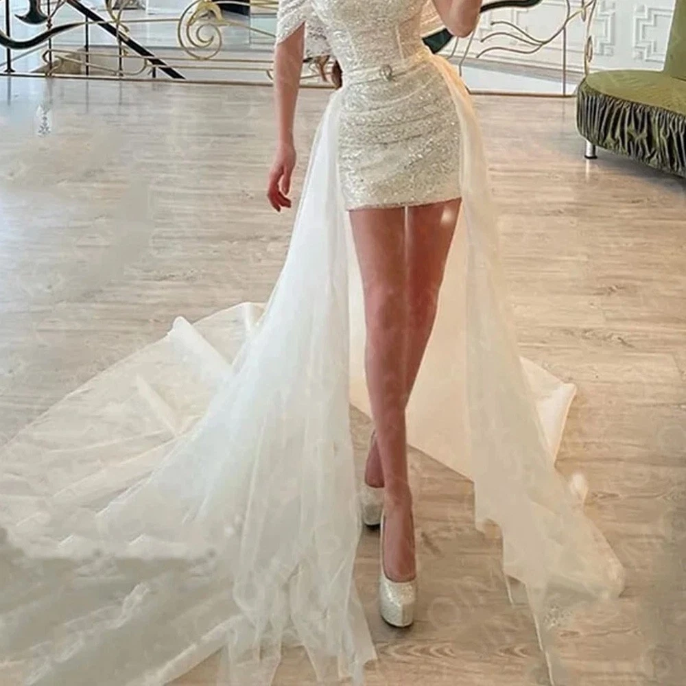 a line wedding dress ebay Satin Bateau Neckline A-Line Wedding Dress With Lace Appliques WD192 US18 / Ivory