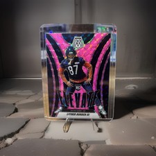 2025 Panini Mosaic - Elevate Luther Burden #7 Mosaic Pink Fluorescent Prizm (RC)
