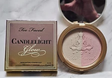Too Faced Candlelight Glow ROSY GLOW Highlighting Powder Duo (0.35 oz.)