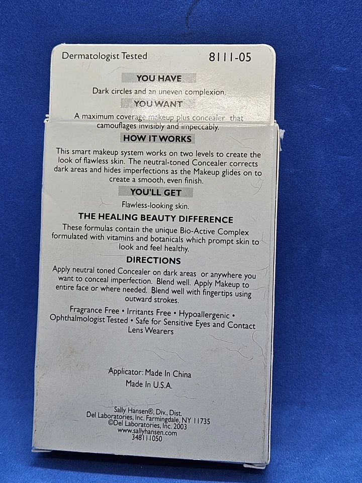 Sally Hansen Quick Cover Makeup + Concealer 8111-05 LIGHT BEIGE 0.26oz - Image 3 of 4