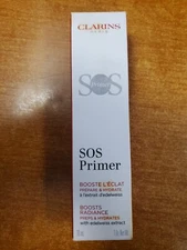 Clarins SOS Color Correcting + Hydrating Face Primer *White* E14C